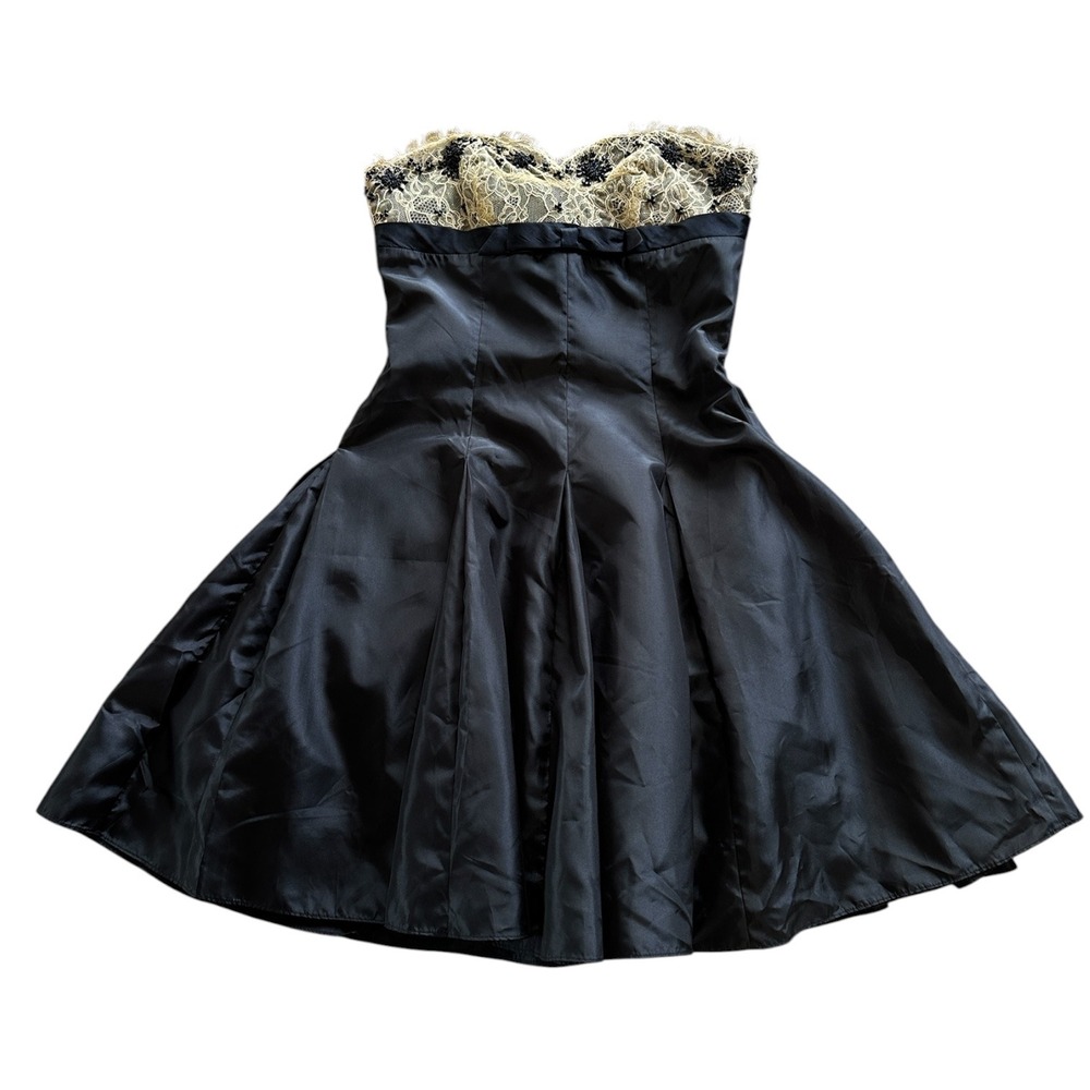 Vintage Betsey Johnson sweetheart neckline drop waist party dress - Picture 7 of 9